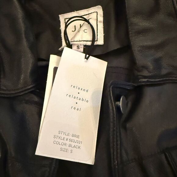 JKT NYC Brie Burnished Genuine Leather Jacket
Black - Picture 7 of 7